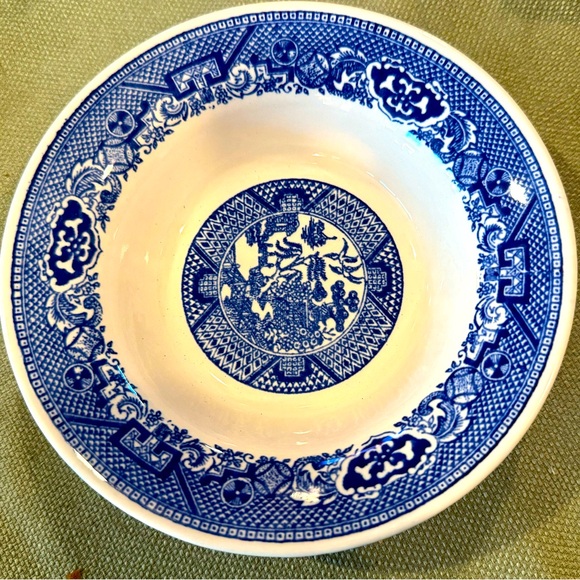 Willow Ware by Royal China Cereal Bowl - 6 1/4"D x 1 1/2"H - Picture 1 of 5